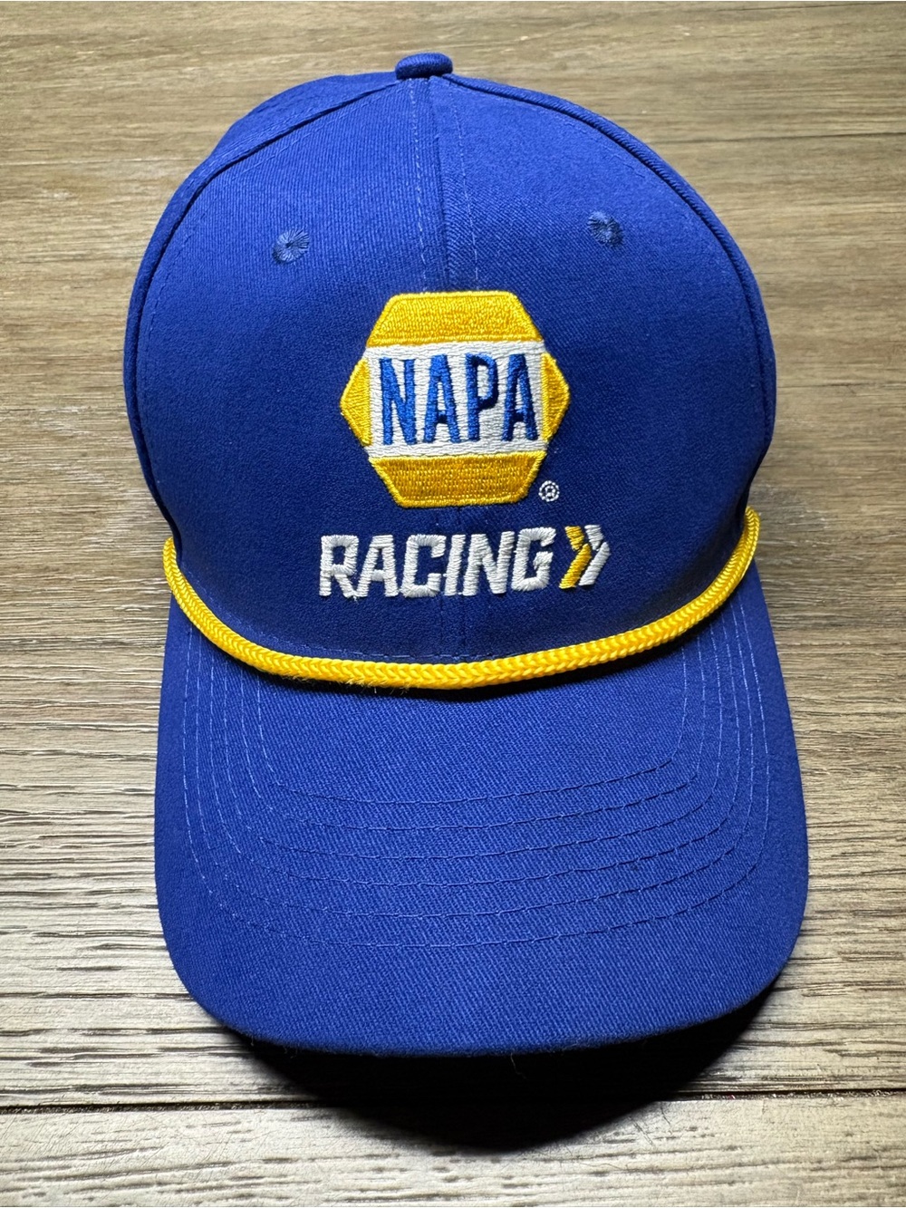 NAPA Racing Blue & Yellow Rope-Trim Cap